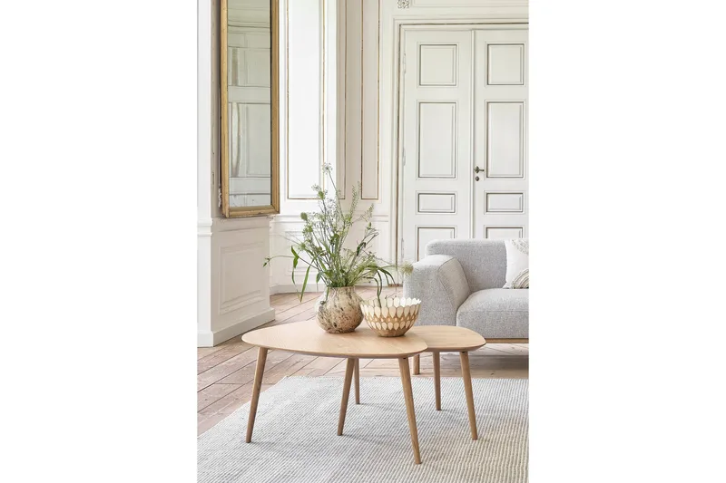 Asiya Soffbord 70 cm - Beige - Möbler - Vardagsrum - Soffbord & vardagsrumsbord - Satsbord