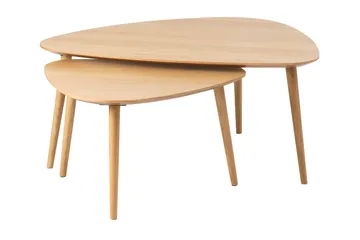 Asiya Soffbord 70 cm - Beige - Möbler - Vardagsrum - Soffbord & vardagsrumsbord - Satsbord