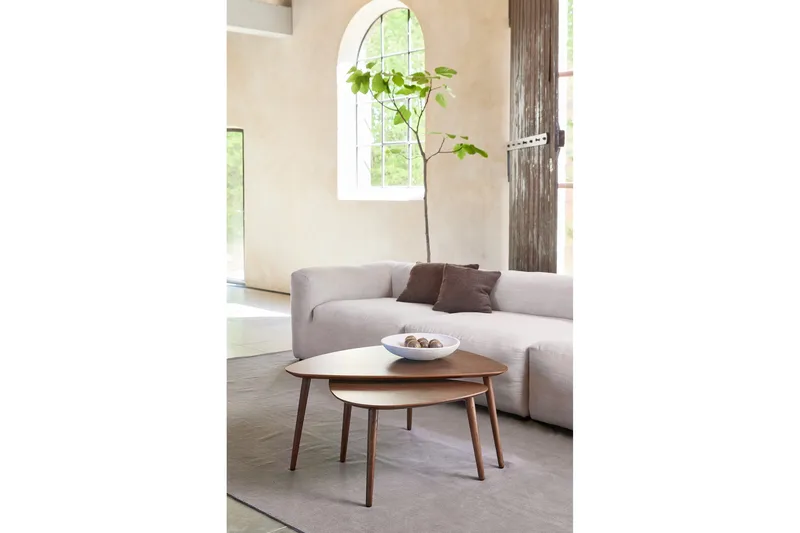 Asiya Soffbord 70 cm - Brun - Möbler - Vardagsrum - Soffbord & vardagsrumsbord - Satsbord