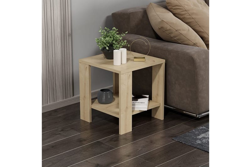 Asrel Sidobord 40 cm - Ek - Möbler - Vardagsrum - Soffbord & vardagsrumsbord - Brickbord