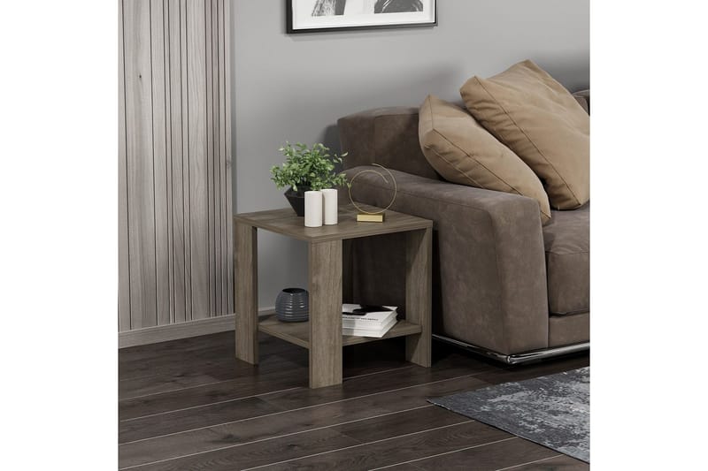 Asrel Sidobord 40 cm - Valnöt - Möbler - Vardagsrum - Soffbord & vardagsrumsbord - Brickbord