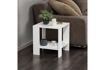 Asrel Sidobord 40 cm - Vit - Möbler - Vardagsrum - Soffbord & vardagsrumsbord - Brickbord