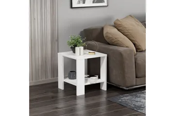 Asrel Sidobord 40 cm - Vit - Möbler - Vardagsrum - Soffbord & vardagsrumsbord - Brickbord