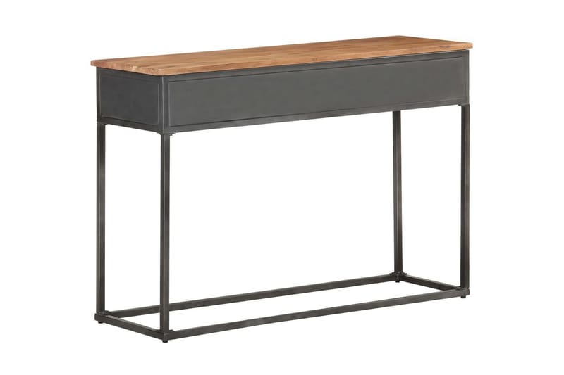 Avlastningsbord 110x35x75 cm massivt akaciaträ - Brun - Möbler - Vardagsrum - Soffbord & vardagsrumsbord - Avlastningsbord & konsolbord