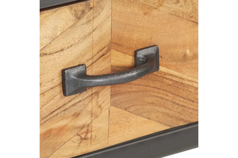 Avlastningsbord 110x35x75 cm massivt akaciaträ - Brun - Möbler - Vardagsrum - Soffbord & vardagsrumsbord - Avlastningsbord & konsolbord