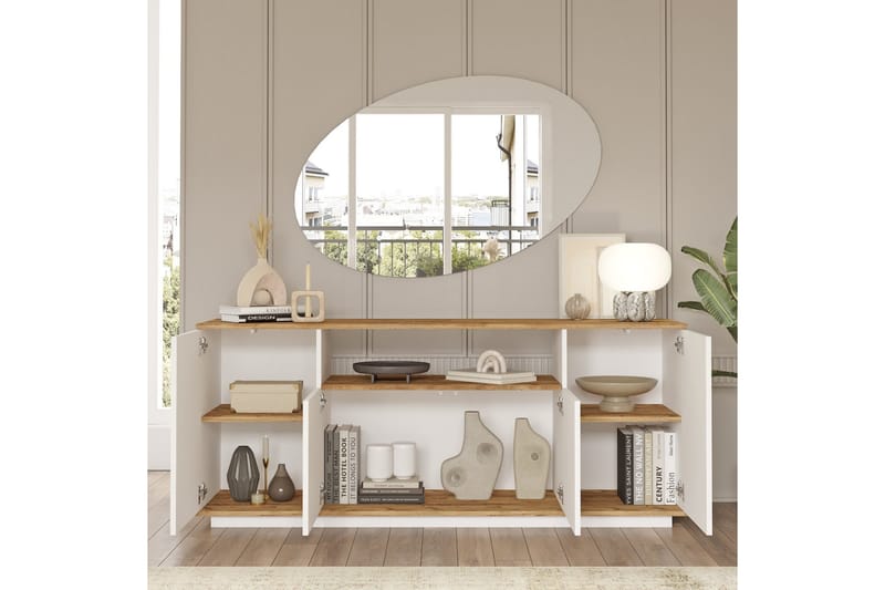 Anari Konsollbord 180 cm - Brun/Vit - Möbler - Vardagsrum - Soffbord & vardagsrumsbord - Avlastningsbord & konsolbord