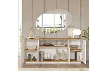 Anari Konsollbord 180 cm - Brun/Vit - Förvaring - Förvaringsmöbler - Skänkar & sideboards