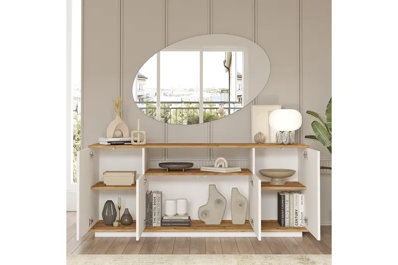 Anari Konsollbord 180 cm - Brun/Vit - Förvaring - Förvaringsmöbler - Skänkar & sideboards