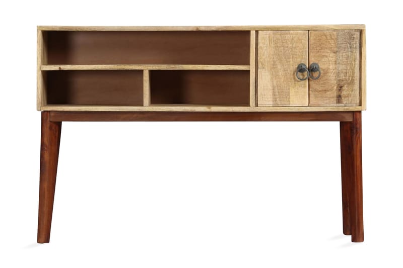 Avlastningsbord 115x30x76 cm massivt grovt mangoträ - Brun - Möbler - Vardagsrum - Soffbord & vardagsrumsbord - Avlastningsbord & konsolbord