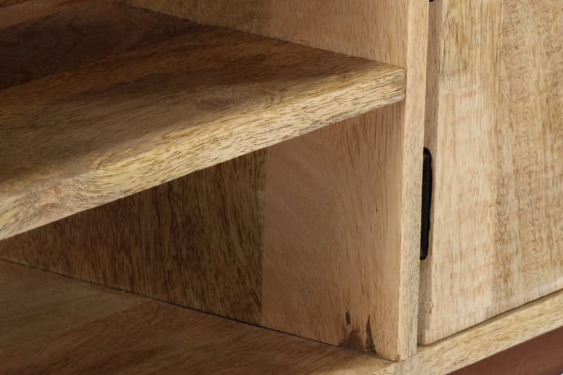 Avlastningsbord 115x30x76 cm massivt grovt mangoträ - Brun - Möbler - Vardagsrum - Soffbord & vardagsrumsbord - Avlastningsbord & konsolbord