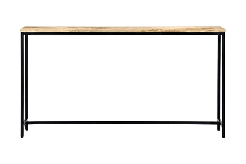 Avlastningsbord 140x35x76 cm massivt grovt mangoträ - Brun - Möbler - Vardagsrum - Soffbord & vardagsrumsbord - Avlastningsbord & konsolbord