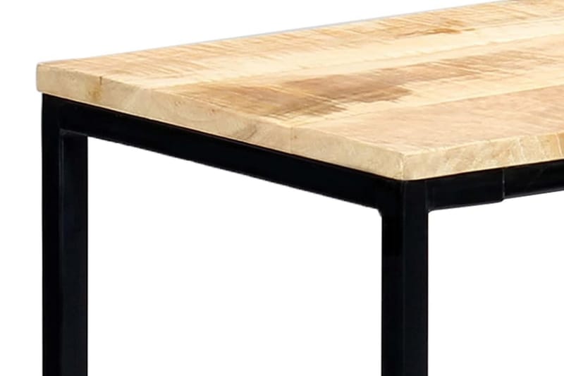 Avlastningsbord 140x35x76 cm massivt grovt mangoträ - Brun - Möbler - Vardagsrum - Soffbord & vardagsrumsbord - Avlastningsbord & konsolbord