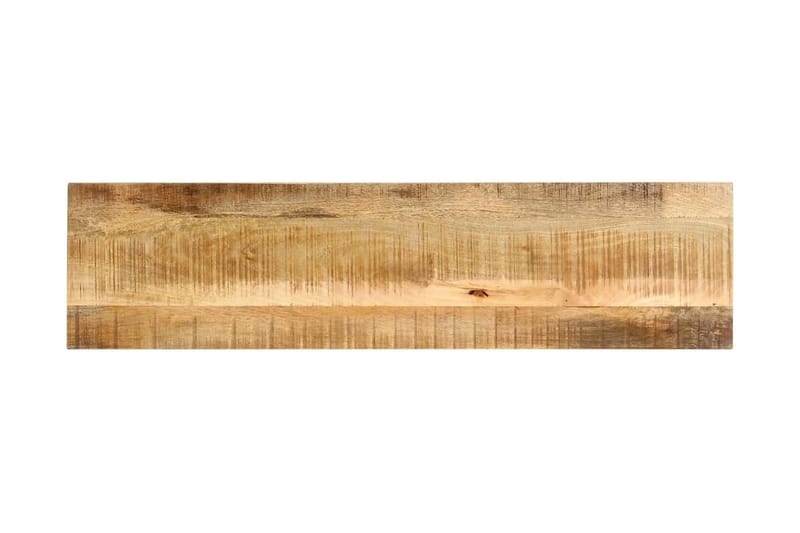 Avlastningsbord 140x35x76 cm massivt grovt mangoträ - Brun - Möbler - Vardagsrum - Soffbord & vardagsrumsbord - Avlastningsbord & konsolbord