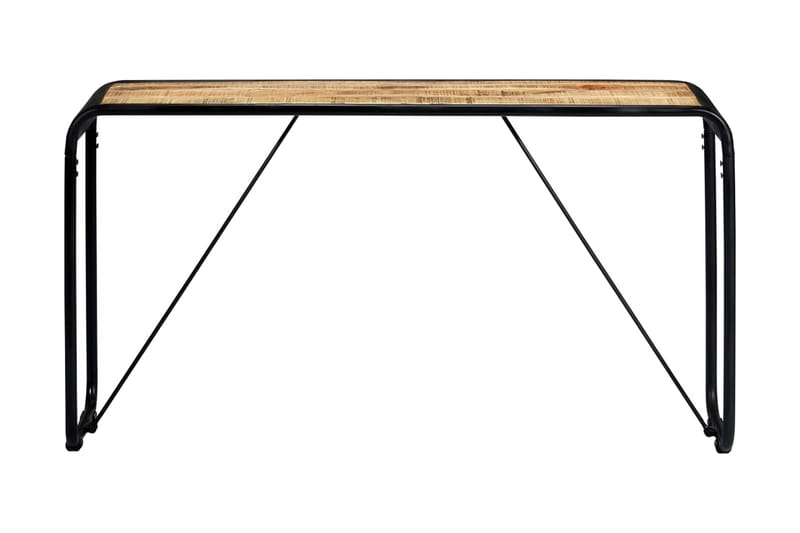 Avlastningsbord 140x35x76 cm massivt grovt mangoträ - Brun - Möbler - Vardagsrum - Soffbord & vardagsrumsbord - Avlastningsbord & konsolbord