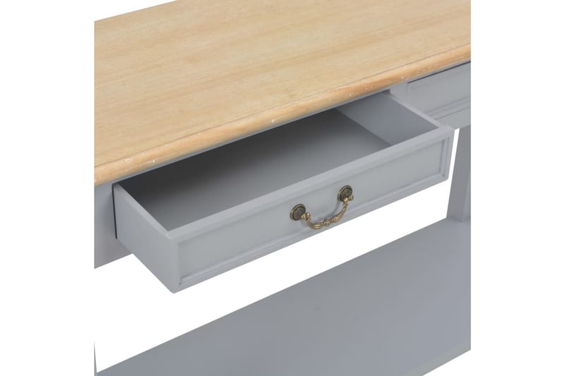 Avlastningsbord grå 110x35x80 cm trä - Grå - Hallbord - Bord - Avlastningsbord & konsolbord