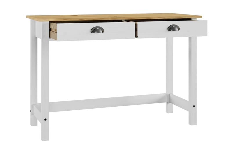 Avlastningsbord Hill Range m. 2 lådor 110x45x74cm - Vit - Möbler - Vardagsrum - Soffbord & vardagsrumsbord - Avlastningsbord & konsolbord