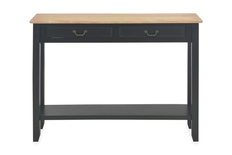 Avlastningsbord svart 110x35x80 cm trä - Svart - Möbler - Vardagsrum - Soffbord & vardagsrumsbord - Avlastningsbord & konsolbord