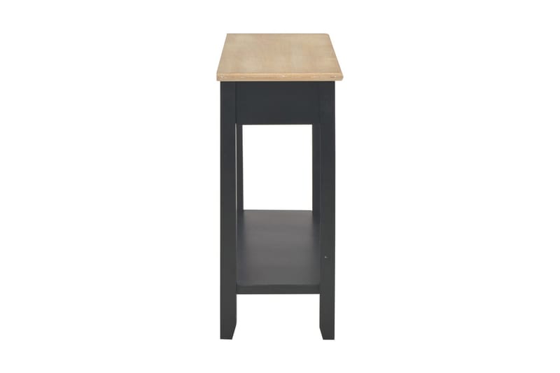 Avlastningsbord svart 110x35x80 cm trä - Svart - Möbler - Vardagsrum - Soffbord & vardagsrumsbord - Avlastningsbord & konsolbord