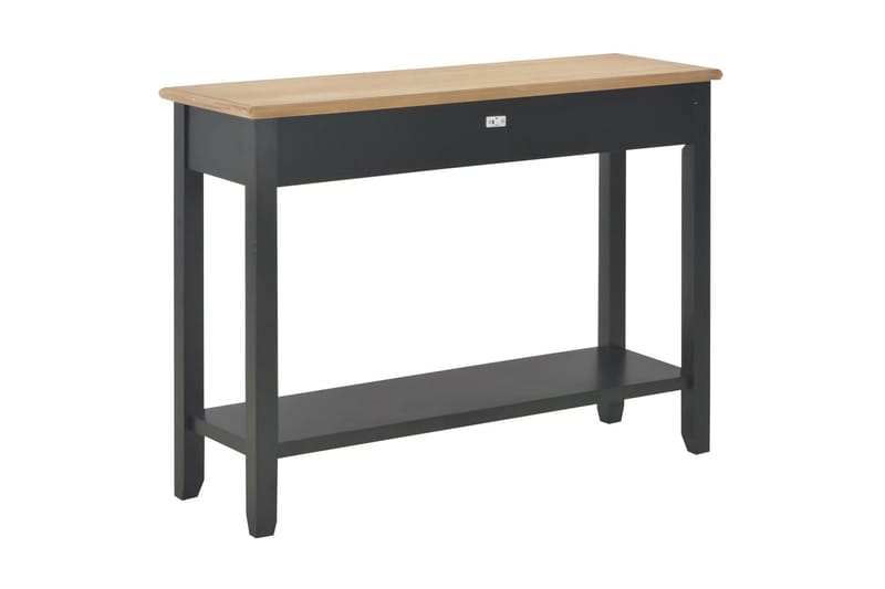 Avlastningsbord svart 110x35x80 cm trä - Svart - Möbler - Vardagsrum - Soffbord & vardagsrumsbord - Avlastningsbord & konsolbord