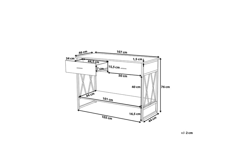 AYDEN Konsolbord 106 cm - Hallbord - Bord - Avlastningsbord & konsolbord