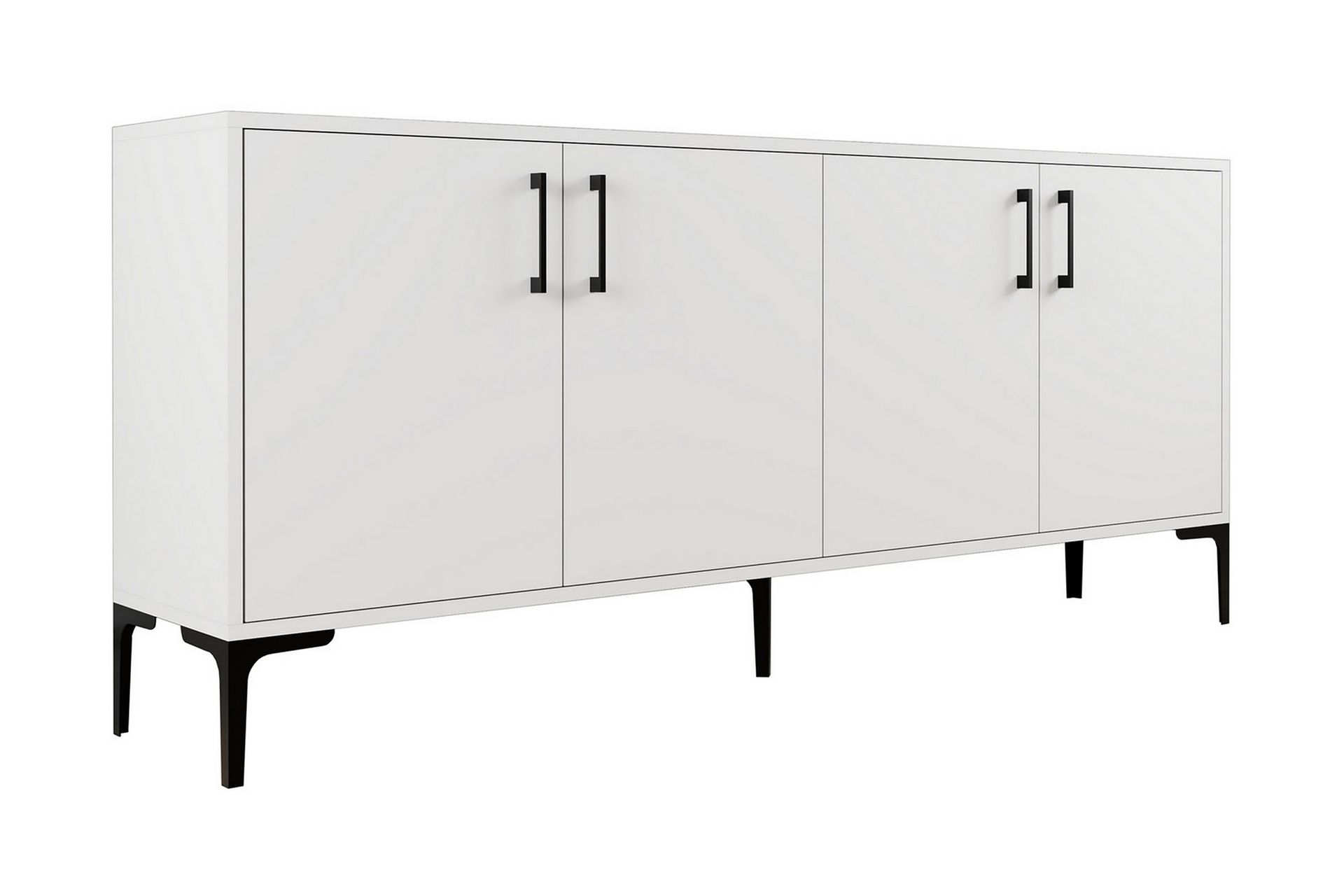 BAYRAMPASA Avlastningsbord 180 cm Vit - Möbler - Vardagsrum - Soffbord & vardagsrumsbord - Avlastningsbord & konsolbord
