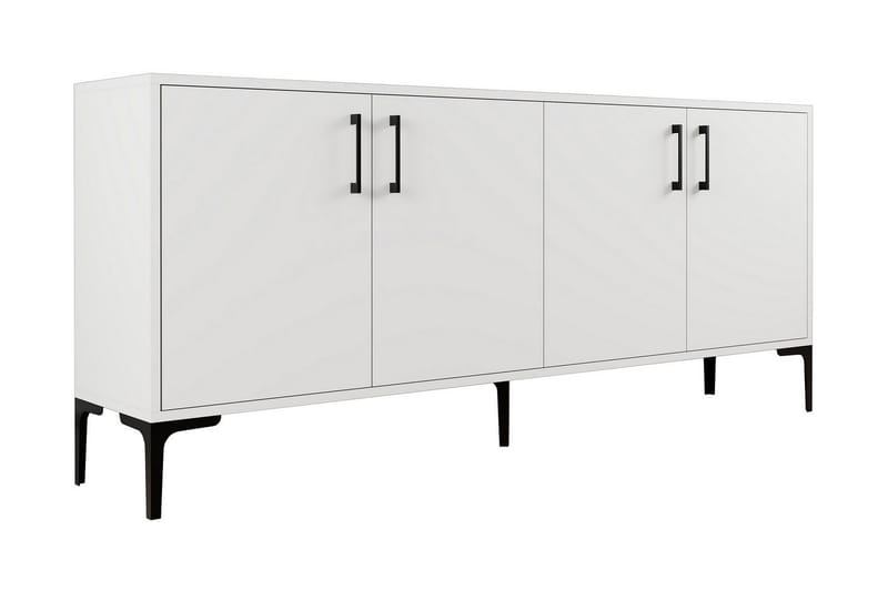 BAYRAMPASA Avlastningsbord 180 cm Vit - Möbler - Vardagsrum - Soffbord & vardagsrumsbord - Avlastningsbord & konsolbord