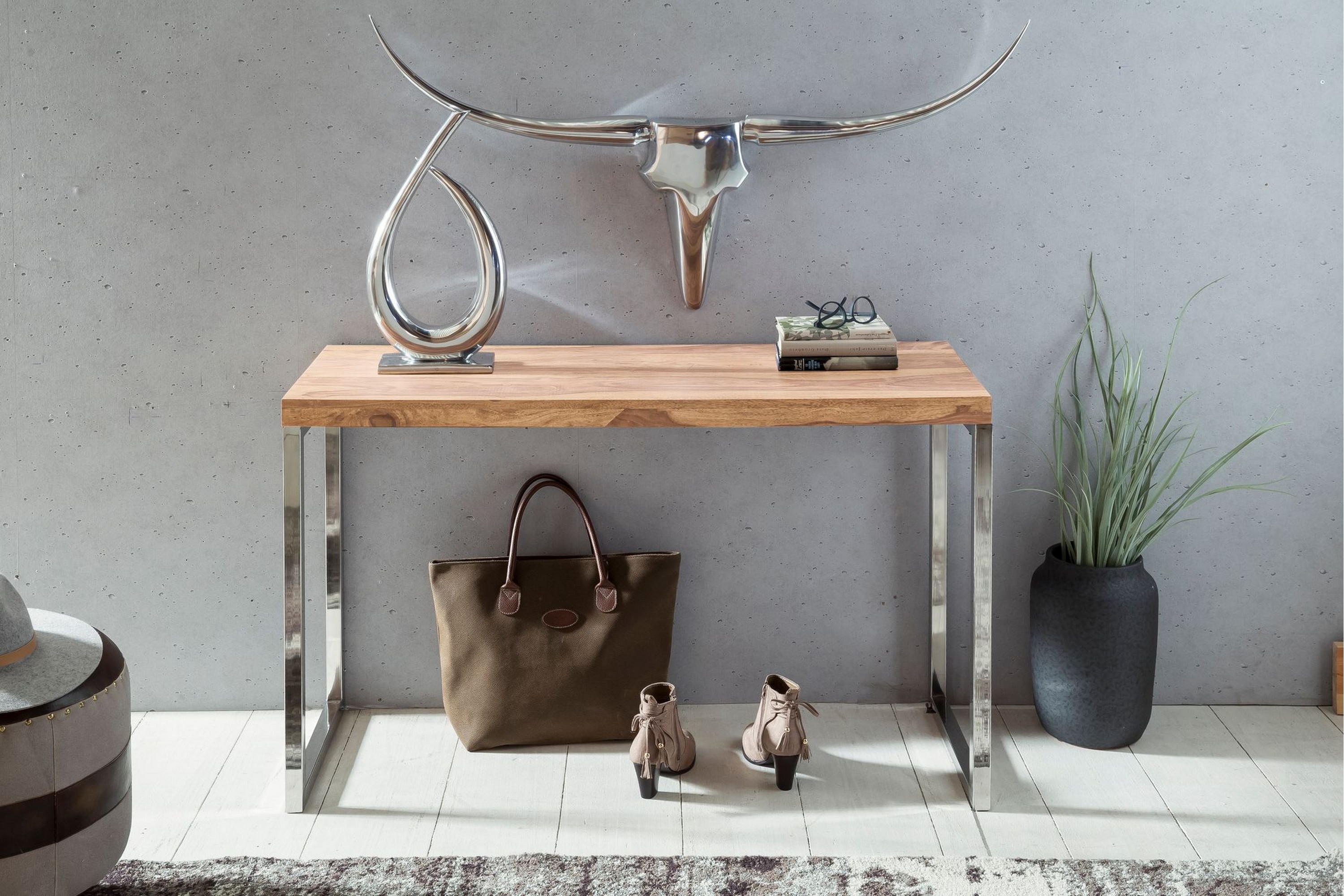 bekis avlastningsbord 120 cm brun -