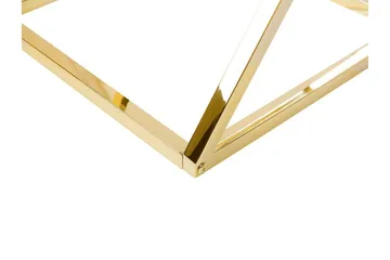 Beverly Sidobord 40 cm - Guld - Möbler - Vardagsrum - Soffbord & vardagsrumsbord - Sidobord & lampbord