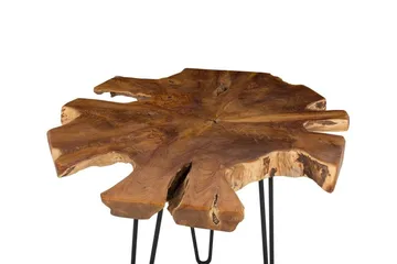 Camrose Sidobord 2 St 60|60 cm - Brun - Möbler - Vardagsrum - Soffbord & vardagsrumsbord - Satsbord