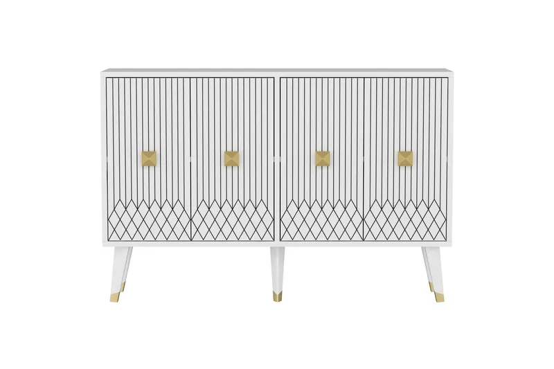 Carbin Konsollbord 120 cm - Vit - Förvaring - Förvaringsmöbler - Skänkar & sideboards