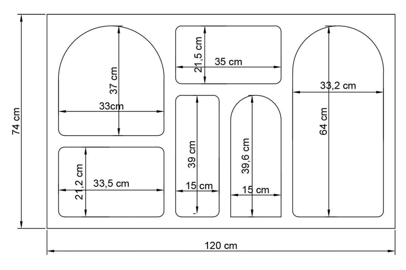 Dalim Konsollbord 120 cm Vit - Hallbord - Bord - Avlastningsbord & konsolbord