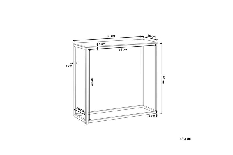 DELANO Konsolbord Svart - Hallbord - Bord - Avlastningsbord & konsolbord