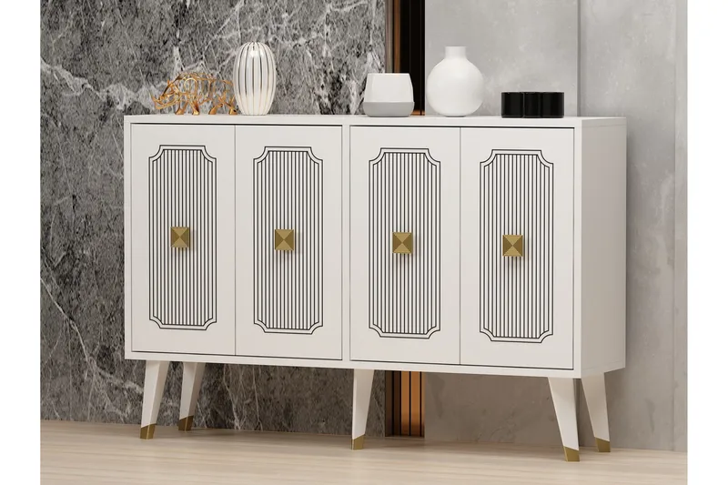 Derasi Konsollbord 120 cm - Vit - Förvaring - Förvaringsmöbler - Skänkar & sideboards