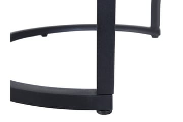 Dixie Satsbord 2 St 37|37 cm - Svart - Möbler - Vardagsrum - Soffbord & vardagsrumsbord - Satsbord