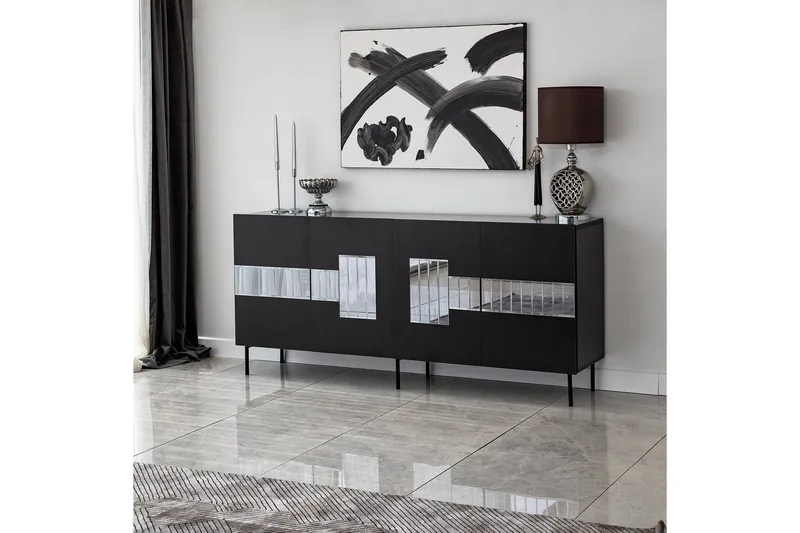 Djarhint Konsollbord 180 cm - Svart - Förvaring - Förvaringsmöbler - Skänkar & sideboards