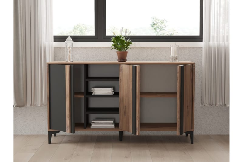 Dora Konsollbord 160 cm - Antracit - Förvaring - Förvaringsmöbler - Skänkar & sideboards