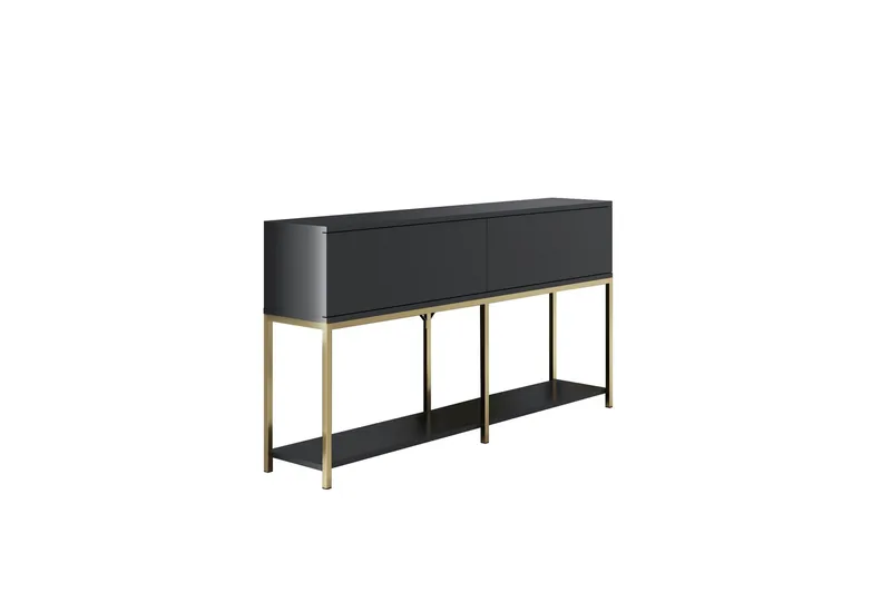 Dorlord Konsollbord 150 cm - Grå/Guld - Möbler - Vardagsrum - Soffbord & vardagsrumsbord - Avlastningsbord & konsolbord