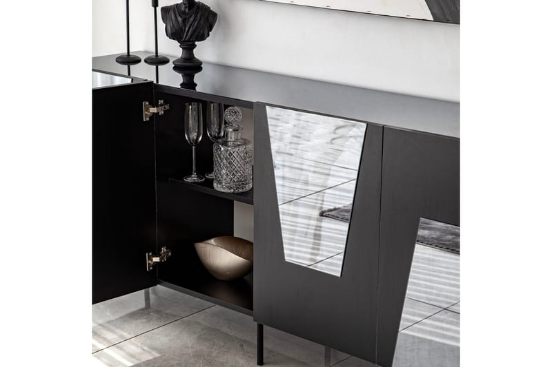 Eraclea Konsollbord 180 cm - Svart - Förvaring - Förvaringsmöbler - Skänkar & sideboards