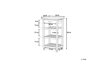 Foggia Serveringsbord 50 cm - Svart - Förvaring - Förvaringsmöbler - Köksö