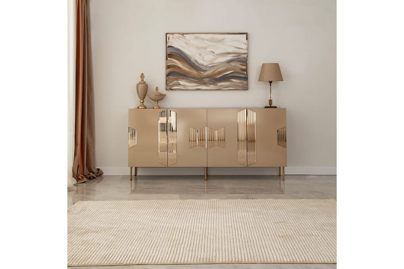 GABLITZ Konsollbord 180 cm Brons - Möbler - Vardagsrum - Soffbord & vardagsrumsbord - Avlastningsbord & konsolbord
