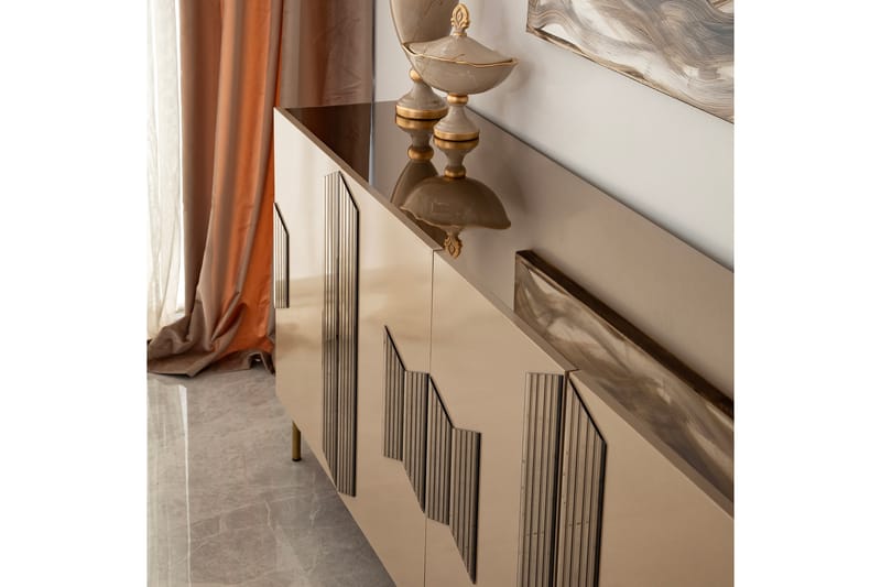 GABLITZ Konsollbord 180 cm Brons - Möbler - Vardagsrum - Soffbord & vardagsrumsbord - Avlastningsbord & konsolbord