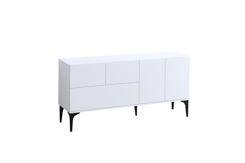 Glise Konsollbord 150 cm Svart/Vit - Möbler - Vardagsrum - Soffbord & vardagsrumsbord - Avlastningsbord & konsolbord