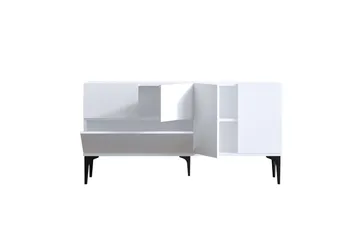 Glise Konsollbord 150 cm - Svart/Vit - Förvaring - Förvaringsmöbler - Skänkar & sideboards