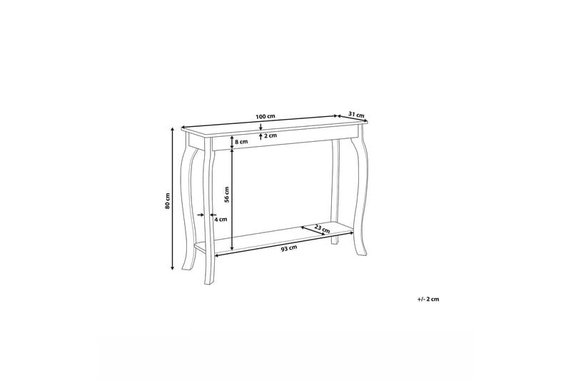 HARTFORD Konsolbord 100 cm - Möbler - Vardagsrum - Soffbord & vardagsrumsbord - Avlastningsbord & konsolbord