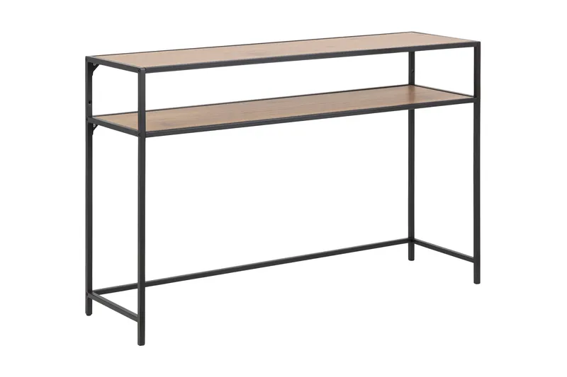 Hasslevik Konsollbord 120 cm - Natur/Matt Svart - Möbler - Vardagsrum - Soffbord & vardagsrumsbord - Avlastningsbord & konsolbord