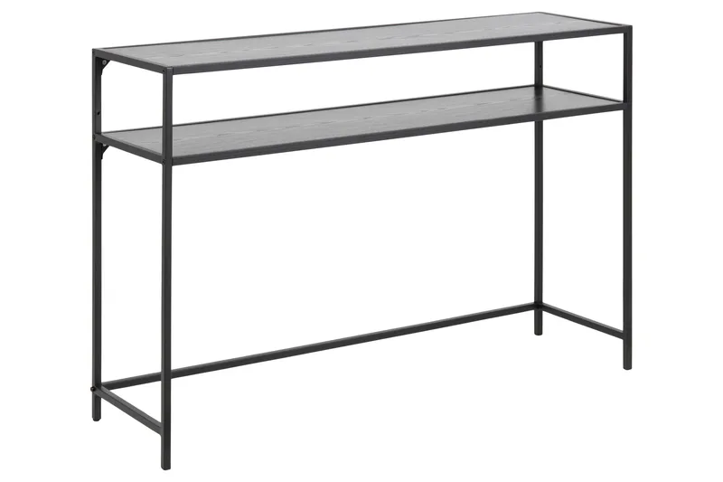 Hasslevik Konsollbord 120 cm - Svart/Matt Svart - Möbler - Vardagsrum - Soffbord & vardagsrumsbord - Avlastningsbord & konsolbord