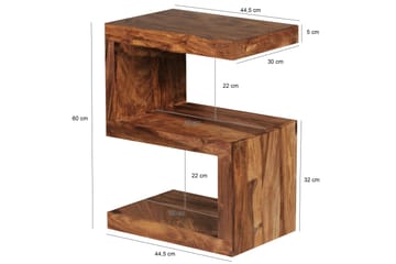 Hessler Sidobord 44 cm - Trä/natur - Möbler - Vardagsrum - Soffbord & vardagsrumsbord - Sidobord & lampbord