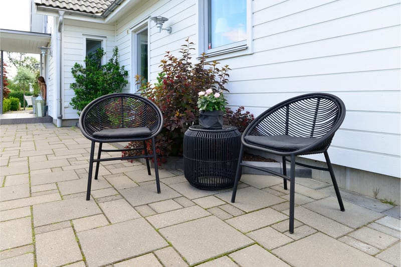 Hillerstorp Edanäs Bord Runt 35 cm Svart - Hillerstorp - Möbler - Vardagsrum - Soffbord & vardagsrumsbord - Avlastningsbord & konsolbord