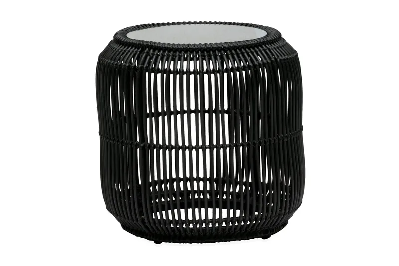 Hillerstorp Edanäs Bord Runt 35 cm Svart - Hillerstorp - Möbler - Vardagsrum - Soffbord & vardagsrumsbord - Avlastningsbord & konsolbord