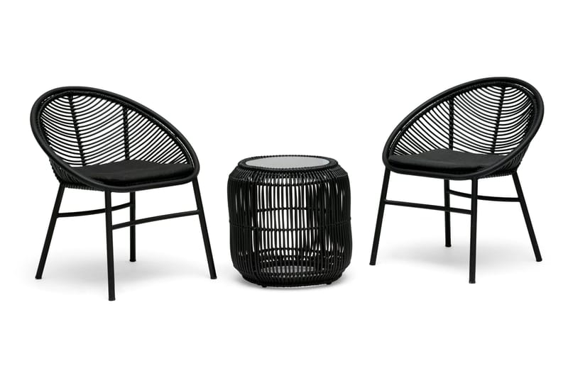 Hillerstorp Edanäs Bord Runt 35 cm Svart - Hillerstorp - Möbler - Vardagsrum - Soffbord & vardagsrumsbord - Avlastningsbord & konsolbord
